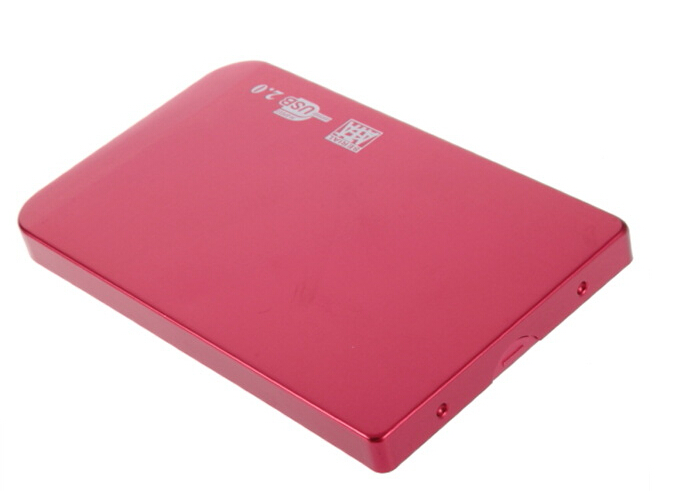 Slim USB 2.0 SATA 2.5 inch inch HDD Hard Drive Enclosure External Hard Disk Drive Case support 1TB